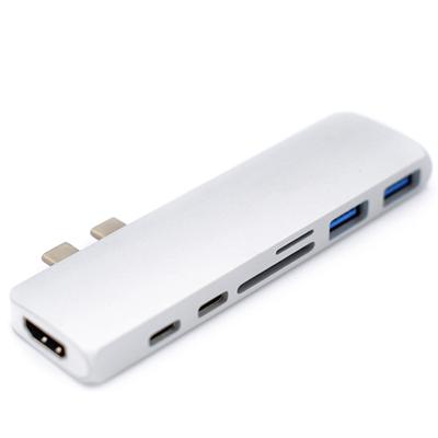 Caruba D150971 USB 3.0 Interface-Hub (Gen 1) Type-C 500 Mbit/s White