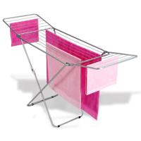 Metaltex vulcano tec droogrek 18 m drooglijn 55x180/106x100 cm zilver - thumbnail
