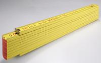 Stabila duimstok, 707 geel hout 2m - 01304 - thumbnail