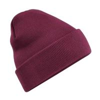 Beechfield CB45 Original Cuffed Beanie - Burgundy - One Size - thumbnail