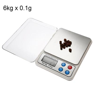 MH-555 6 Kg x 0.1 g hoge nauwkeurigheid digitaal elektronisch Portable keuken schaal evenwicht apparaat met 2 2 inch LCD-scherm