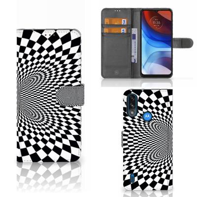 Motorola Moto E7i Power | E7 Power | Book Case | Illusie Motorola Moto E7i Power | E7 Power | Book Case | Illusie