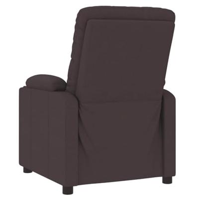 Massagestoel stof donkerbruin