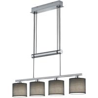 Moderne LED Hanglamp 4-lichts E14 - Mat Grijs Aluminium - thumbnail
