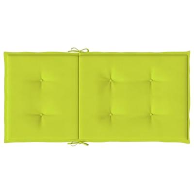 VidaXL Tuinstoelkussens 2 st 100x50x3 cm oxford stof heldergroen