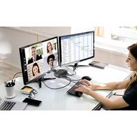 SpeaKa Professional SP-KVM-220 KVM-switch 2 poorten DisplayPort 4096 x 2160 Pixel - thumbnail