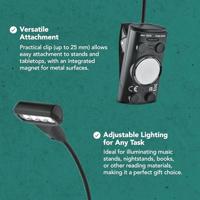 K&M 12274 lessenaar lamp met 4 LEDs T-model FlexLight - thumbnail