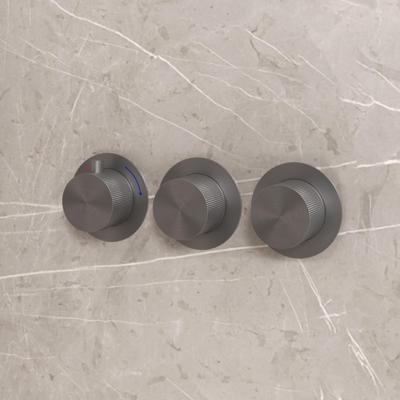 Thermostatische Inbouwkraan Best Design High End Gun Metal