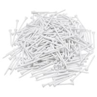 VidaXL 1000 st golftees 70 mm bamboe wit - thumbnail