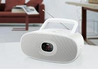 Muse MD-202 RDW Stereo FM-radio met cd-speler (led-display, repeat, AUX-in, telescopische antenne) wit - thumbnail