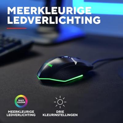 Trust GXT 109 Felox Zwarte Gaming Muis - thumbnail