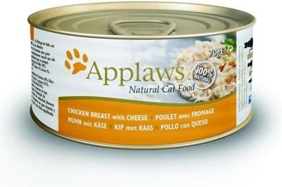 APPLAWS Chicken breast with cheese - nat kattenvoer - 70g