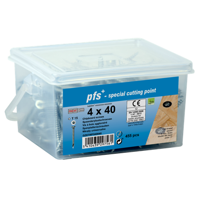 pgb-Europe PGB-FASTENERS | Spaanplaat schroeven pfs Torx 6x100Zn/Emmer 85 | 85 st - GZ6TWP060100