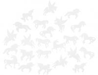LG Imports plafondstickers glow in the dark wit eenhoorn 24 delig - thumbnail