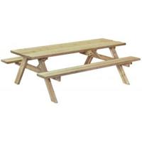 Extra houten picknicktafel - thumbnail