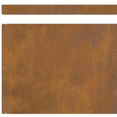 Tuin Grasperkafwerking 4 pcs Roestig 450 x 20 cm Cortenstaal Tuin Grasperkafwerking 4 pcs Roestig 450 x 20 cm Cortenstaal