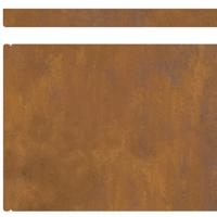 Tuin Grasperkafwerking 4 pcs Roestig 450 x 20 cm Cortenstaal - thumbnail