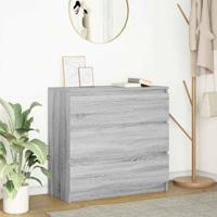Dressoir 80x35x76 cm spaanplaat grijs sonoma - thumbnail