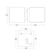 Steinel WandspotL830 met bewegingssensor antraciet - 55493 - thumbnail