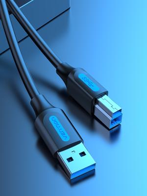 USB-kabel Vention COOBI Zwart 3 m (1 Stuks) - thumbnail