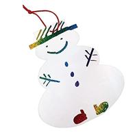 Colorations scratchkaart sneeuwman kersthanger, set van 24 - thumbnail