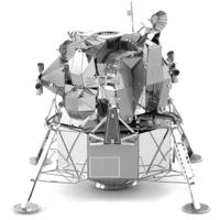 Eureka metal earth apollo lunar module zilver editie - thumbnail