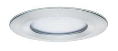 Paulmann LED-inbouwlamp voor badkamer Set van 3 stuks 18 W Aluminium (geborsteld)