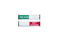 Infobord welkom niet storen 125x30mm - thumbnail