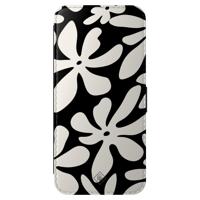 Samsung Galaxy A57 flipcase - Noir bloom - thumbnail