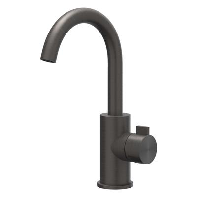 Wastafelkraan IVY Tribe Draaibare Uitloop Coldstart RVS316 Geborsteld Carbon Black PVD Wastafelkraan IVY Tribe Draaibare Uitloop Coldstart RVS316 Geborsteld Carbon Black PVD