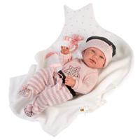 Babypop Tina met stervormig kussentje - 43 cm - thumbnail