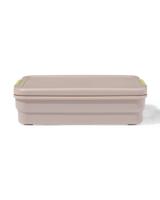 HEMA Lunchbox modulair 17.5x24,6x6.6cm grijs (paars) - thumbnail