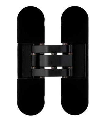 Ivana 55240 onzichtbaar scharnier [3st] 60 kg mat zwart