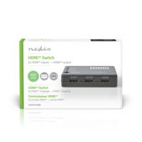 HDMI-schakelaar | 5 poorten | 5x HDMI-ingang | 1x HDMI-uitgang | 1080p | ABS | antraciet | doos - thumbnail