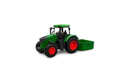 Kids globe tractor freewheel met kiepbak groen Kids globe tractor freewheel met kiepbak groen