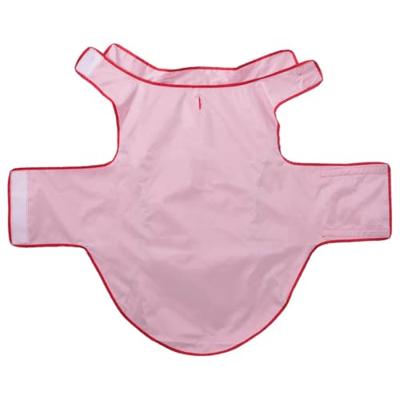 Hondenregenjas met reflecterende strips polyester rood 3XL