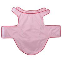 Hondenregenjas met reflecterende strips polyester rood 3XL - thumbnail