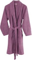 De Witte Lietaer Badjas Felicia Dames Katoen Paars Maat Xl - thumbnail