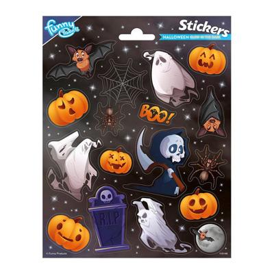Totum Stickervel glow in the dark halloween