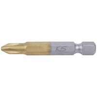 KS Tools 911.2644 9112644 Kruis-bit PH 2 Speciaal staal Titanium gecoat C 6.3 1 stuk(s) - thumbnail