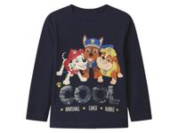 Kinder longsleeve (Marineblauw, 122/128) - thumbnail