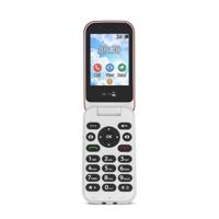 Doro 7030-4G mobiele telefoon in elegant klapdesign (3MP camera, 2,8 inch (7,11 cm) display, LTE, GPS, Bluetooth, WhatsApp, Facebook, WiFi) rood-wit,rood-wit - thumbnail