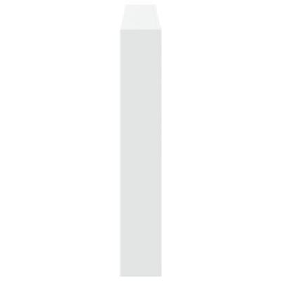 Hoofdbordkast met LED-verlichting 160x17x102 cm wit Hoofdbordkast met LED-verlichting 160x17x102 cm wit