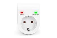 Digitus DN-95400 DIGITUS - Überspannungsschutzadapter Overspanningsbeveiliging (tussenstekker) Overspanningsbeveiliging voor: Stopcontact 13.5 kA 1 stuk(s) - thumbnail