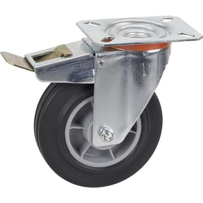 dörner + helmer 716872 Zwenkwiel Wieldiameter: 125 mm Draagvermogen (max.): 100 kg 1 stuk(s)