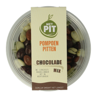 Met PIT Pompoenpitten mix chocolade 150 Gram - thumbnail