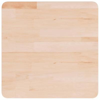 Tafelblad vierkant 50x50x1,5 cm onbehandeld massief eikenhout