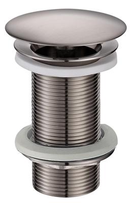 Wiesbaden Vaste Waste Caral Verlengd 5/4" Geborsteld Staal