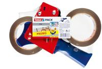 tesa Tapedispenser 57108-00-01 Bruin Rolbreedte (max.): 50 mm Rollengte (max.) 66 m Met mesbescherming - thumbnail