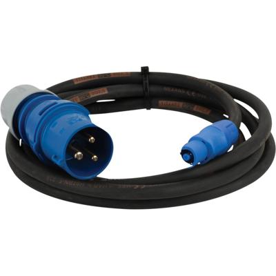Showtec Stroomkabel Powercon naar CEE 16A 3p 3m